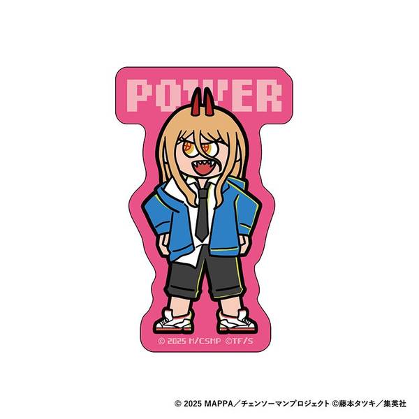 【1月予約】劇場版チェンソーマンレゼ篇 レトロGAMEダイカットステッカー パワー キャラグッズ 4533773744179