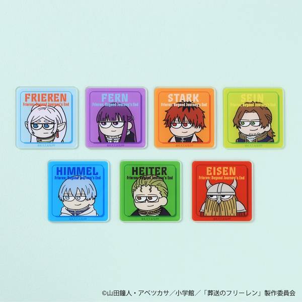 【3月予約】葬送のフリーレン ジロリトレーディングアクリルステッカー(７種) 7個入BOX キャラグッズ 4533773800554