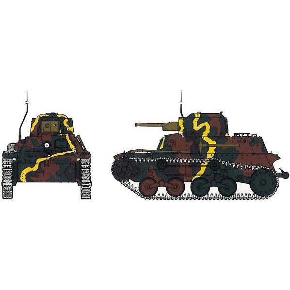 ファインモールド 1/35 九七式軽装甲車 テケ スケールモデル