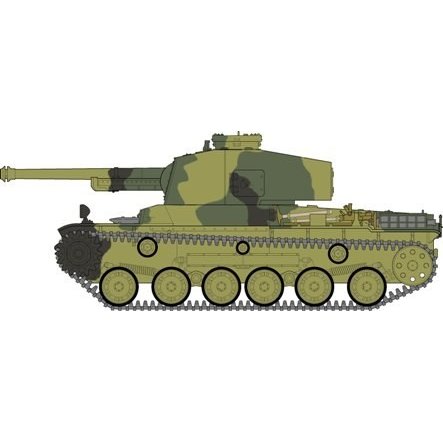 ファインモールド 1/35 帝国陸軍 三式中戦車[チヌ] スケール