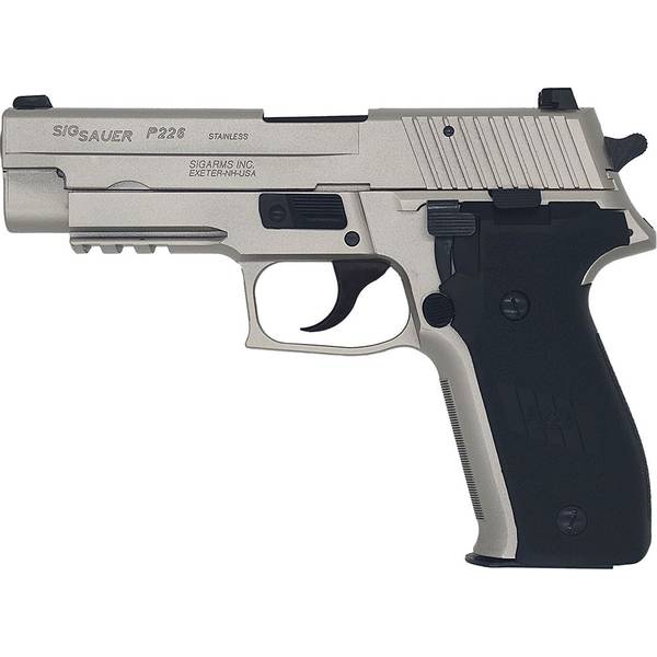 タナカ シグ P226 レイルドフレーム エボリューション2 "ウォームシルバーコーティング" オールヘビーウェイト モデルガン 4537212011754