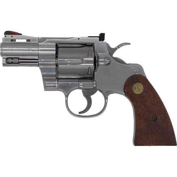 タナカ ガスガン コルト パイソン .357マグナム 2.5インチ アールモデル ステンレスフィニッシュ トイガン 4537212011822【18歳以上】