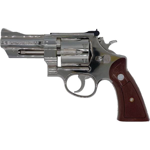タナカ スミス&ウェッソン M27 "ザ .357マグナム" 3-1/2インチ ニッケルフィニッシュ モデルガン 4537212012836
