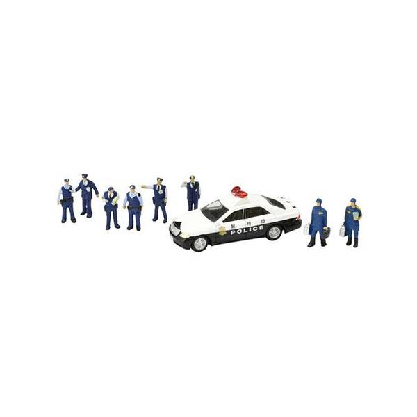 トミーテック Nゲージ 情景コレクション 情景小物145 パトカー・警察官 鉄道模型パーツ 330738