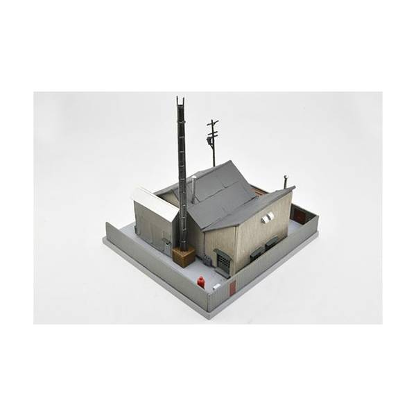 Nゲージ 鉄道模型 建物セット 2600＞着色済み 住宅セットC（昭和モダン建築・3棟入り）｜着色済み