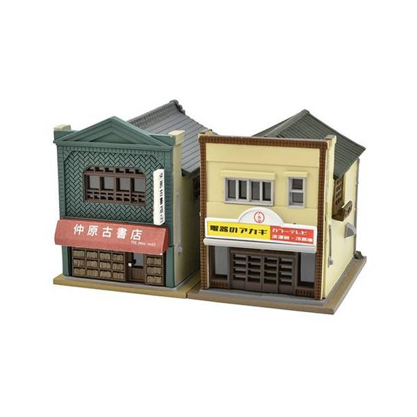 トミーテック Nゲージ 建物コレクション/人情商店街 建コレ189 古本屋・電気屋 鉄道模型パーツ 335429