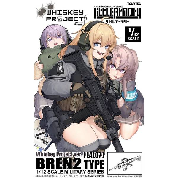 【4月予約】トミーテック 1/12 BREN2タイプ Whiskey Project .ver 「リトルアーモリー」より フィギュア LAL07