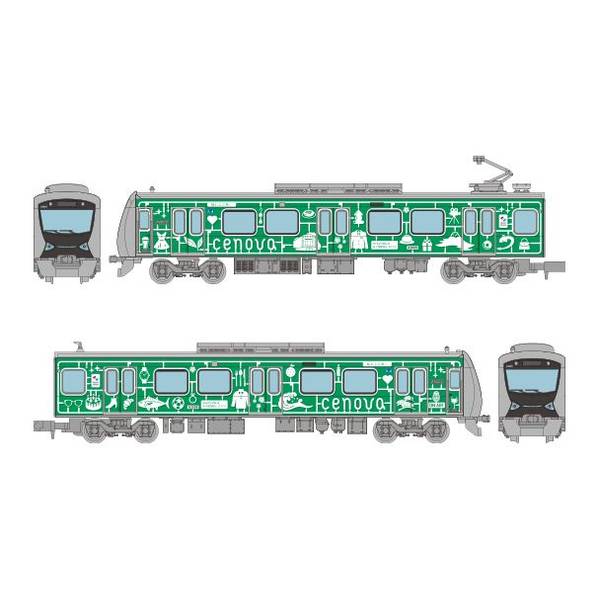 トミーテック 鉄道コレクション 静岡鉄道A3000形 ＣＥＮＯＶＡ ＴＲＡＩＮ 2両セットJ Nゲージ 鉄道模型 337652
