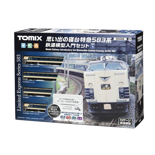 トミックス Nゲージ 思い出の寝台特急583系 鉄道模型入門セット 鉄道模型 90089
