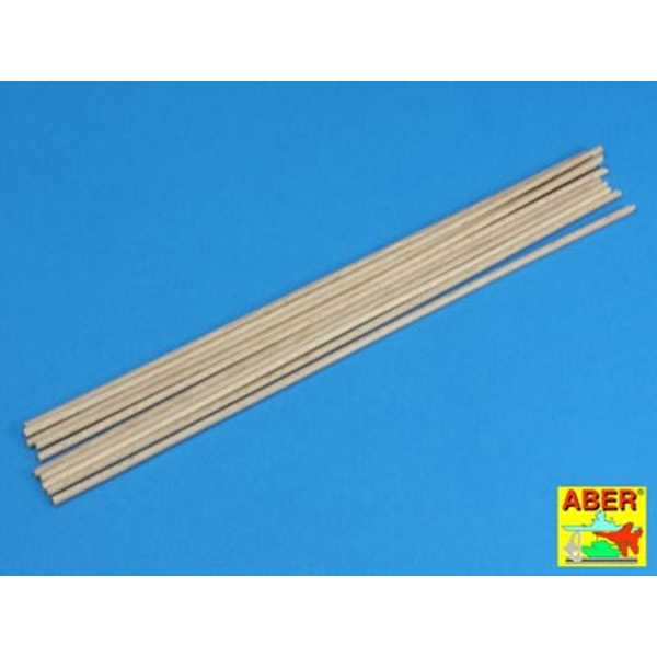 【2月予約】アベール 木製棒 直径3mm 長さ245mm 10本 模型用グッズ 99WR03