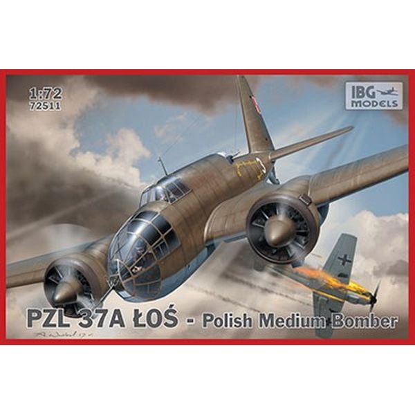 IBG 1/72 ポーランド双発爆撃機PZL.37A ロシュLos スケールモデル PB72511