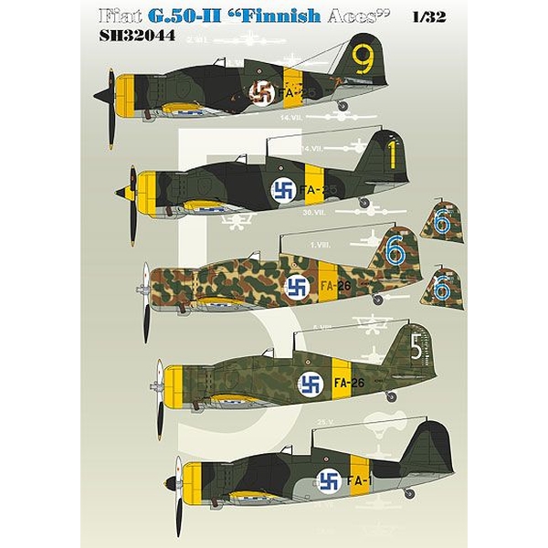 1/32 フィアットG.50-II戦闘機フィンランド空軍