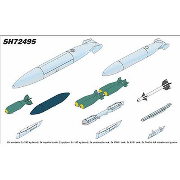 スペシャルホビー 1/72 イスラエル・SMB-2他武装パーツセット 模型用グッズ SH72495