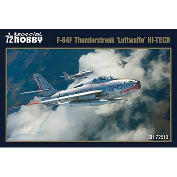 スペシャルホビー 1/72 リバブリックF-84Fサンダーストリーク戦闘機・新生ドイツ空軍・ハイテク スケールモデル SH72510