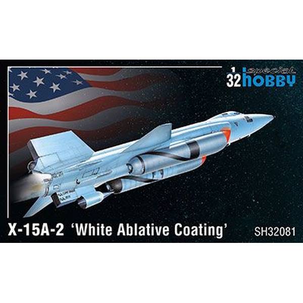 スペシャルホビー 1/32 米・X-15A-2超音速実験機白色耐熱コーティング スケールモデル SH32081