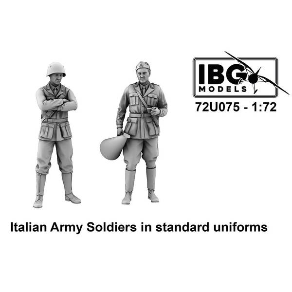 IBG 1/72 伊軍歩兵2体・標準軍服(72U075) スケールモデル PBU7275