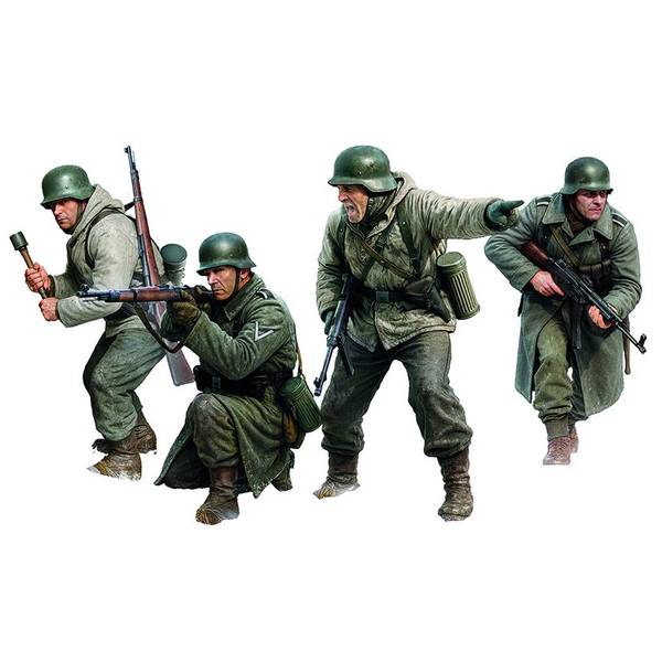 【3月予約】マスターボックス 1/35 独・国防軍歩兵４体・バストーニュ1944年12月 スケールモデル MB35254
