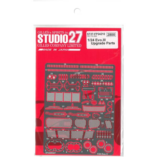 1/24 ランサー Evo.III アップグレードパーツ 模型用グッズ FP24210