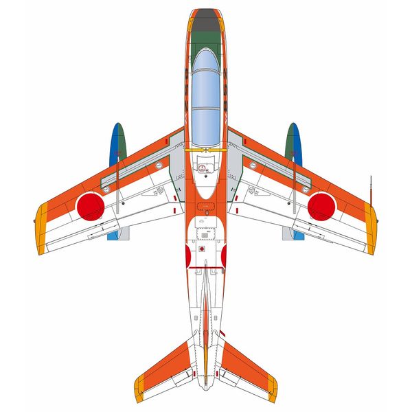 プラッツ 1/72 航空自衛隊 T-1B ジェット練習機 小牧 T-1 ファイナル
