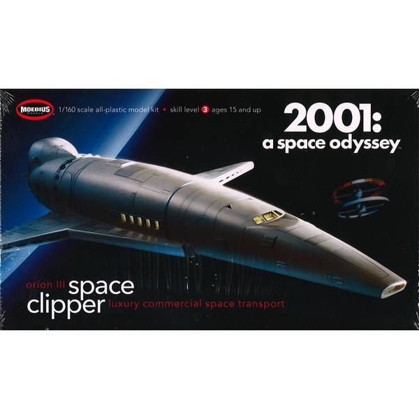メビウスモデル 1/160 オリオン号 スペースクリッパー 「2001年宇宙の度」より キャラクタープラモデル MOE2001-2R