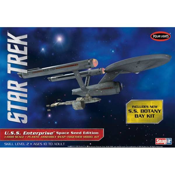 ポーラライツ 1/1000 NCC-1701 U.S.Sエンタープライズ 宇宙の帝王Ver. 「スタートレック:宇宙大作戦」より キャラクタープラモデル POL908