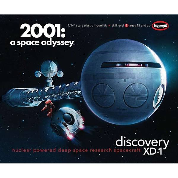 メビウスモデル 1/144 2001年宇宙の旅 ディスカバリー号 キャラクタープラモデル MOE2001-3