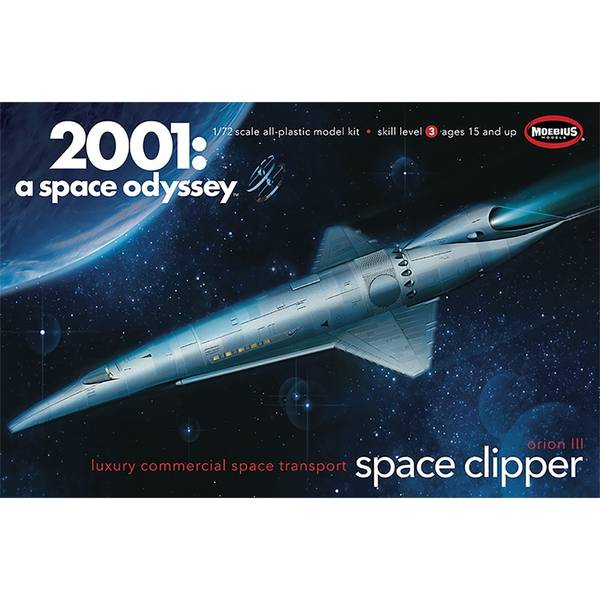メビウスモデル 1/72 オリオン号 スペースクリッパー 「2001年宇宙の旅」より キャラクタープラモデル MOE2001-11