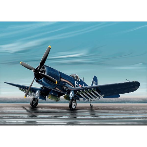 イタレリ 1/72 WW.II アメリカ海軍 F4U-4B コルセア スケールモデル IT0062