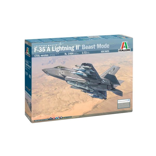 イタレリ 1/72 アメリカ空軍 F-35A ライトニング II ビーストモード スケールモデル IT1464