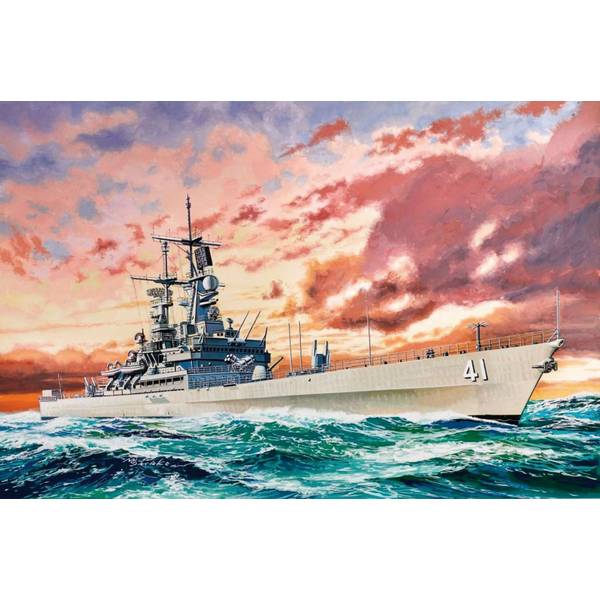 ドラゴン 1/700 アメリカ海軍 原子力ミサイル巡洋艦 U.S.S.アーカンソー CGN-41 スケールモデル DR7124