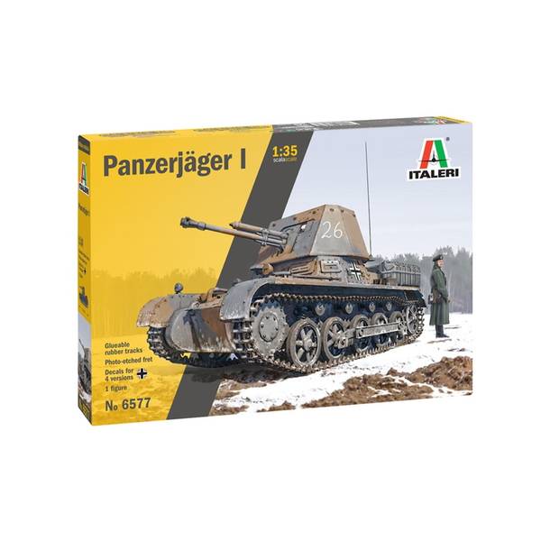 イタレリ 1/35 WW.II ドイツ軍 I号対戦車自走砲 スケールモデル IT6577