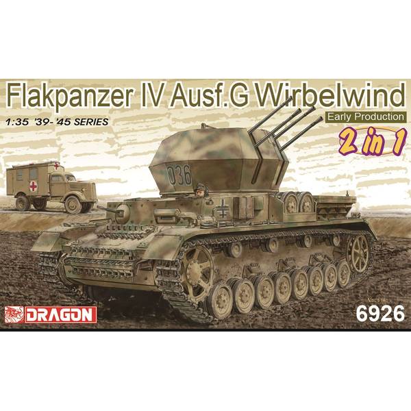 【3月予約】ドラゴン 1/35 WW.II ドイツ軍 対空戦車 IV号G型 ヴィルベルヴィント 初期生産型 2in1 豪華仕様 スケールモデル DR6926SP