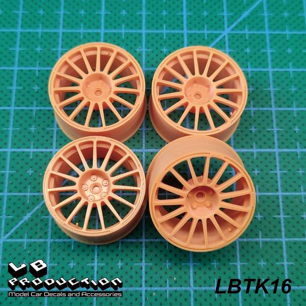 【3月予約】LBプロダクション 1/24 BMW 320si E90用 ホイールセット 3Dプリントパーツ 模型用グッズ LBTK16