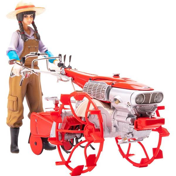 マックスファクトリー 1/20 PLAMAX MF-28 minimum factory いなほ with ホンダ耕耘機F90 水田車輪Ver. スケールモデル 4545784013397