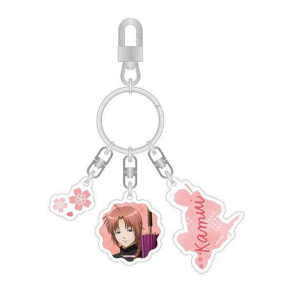 【3月予約】銀魂 うたたね 3連アクリルキーホルダー(神威) キャラグッズ 4546598560909