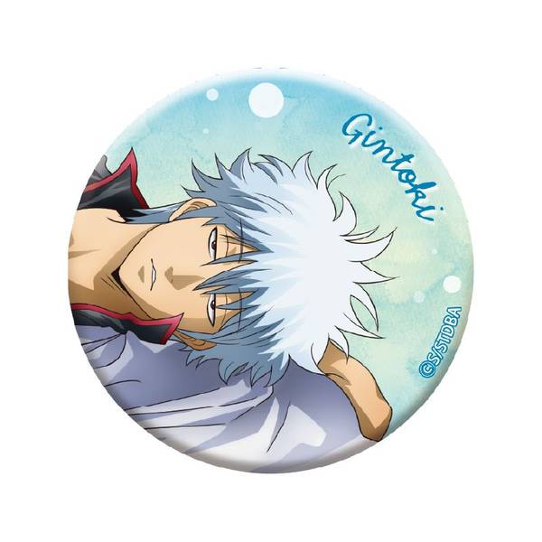 【3月予約】銀魂 うたたね グリッター缶バッジ(銀時) キャラグッズ 4546598560961