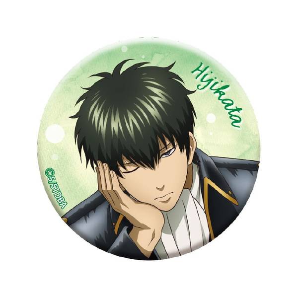 【3月予約】銀魂 うたたね グリッター缶バッジ(土方) キャラグッズ 4546598560978