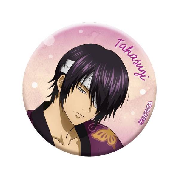 【3月予約】銀魂 うたたね グリッター缶バッジ(高杉) キャラグッズ 4546598560992