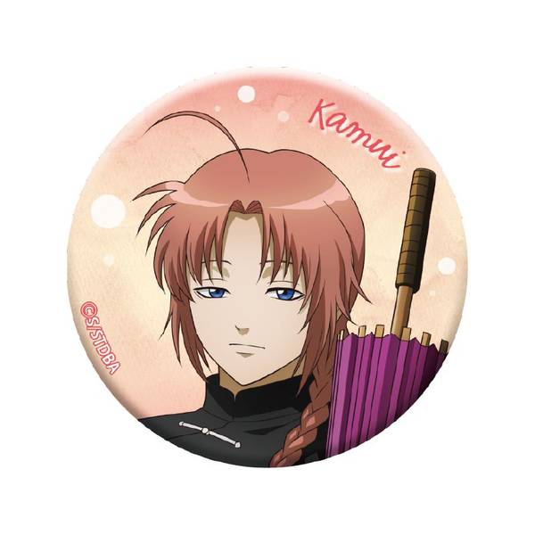 【3月予約】銀魂 うたたね グリッター缶バッジ(神威) キャラグッズ 4546598561005