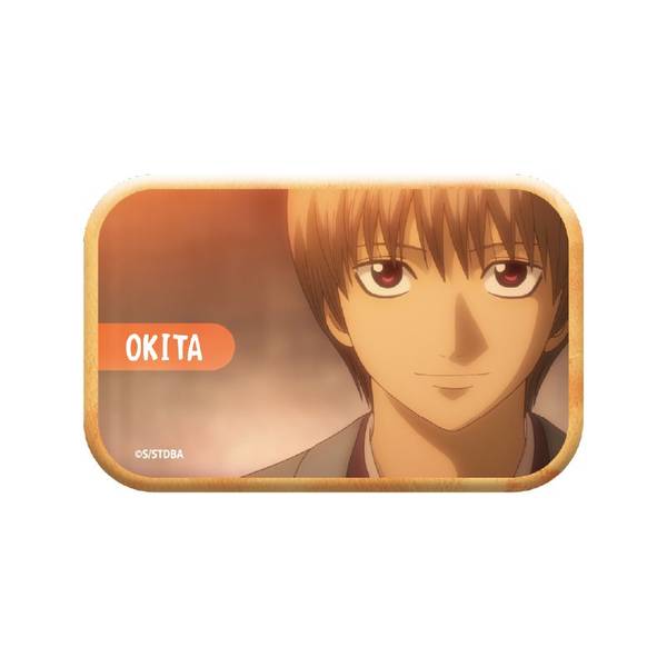 【3月予約】銀魂 メモリアルカット缶バッジ(沖田) キャラグッズ 4546598561050