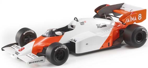【6月予約】トップマルケス 1/18 マクラーレン MP4/2 No.8 1984 F1 N.ラウダ 完成品ミニカー GRP005AN
