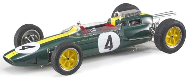 【6月予約】トップマルケス 1/18 ロータス 25 No.4 F1 J.クラーク 完成品ミニカー GRP056A