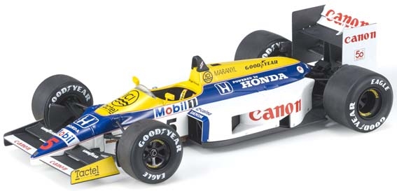 【6月予約】トップマルケス 1/18 ウィリアムズ FW11 No.5 F1 N.マンセル 完成品ミニカー GRP078A
