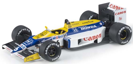 【6月予約】トップマルケス 1/18 ウィリアムズ FW11 No.6 F1 N.ピケ 完成品ミニカー GRP078B