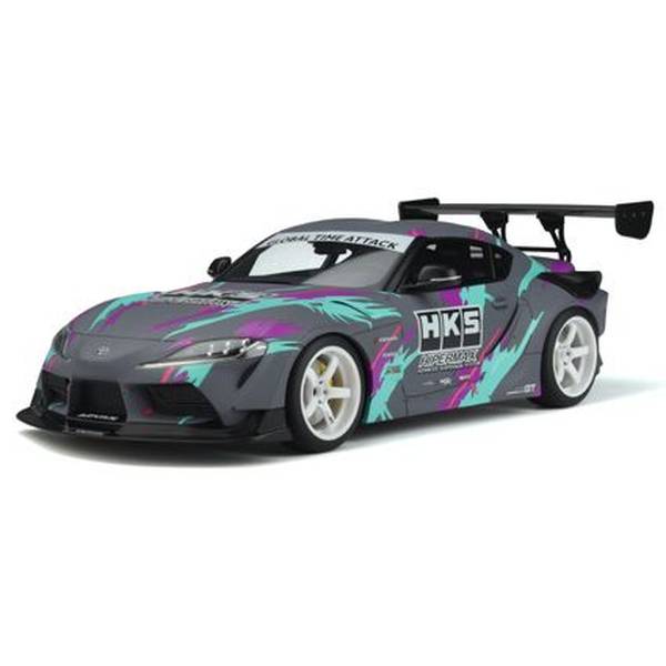 GTスピリット 1/18 HKS トヨタ GR スープラ プレゼンテーション グレー 完成品ミニカー GTS407