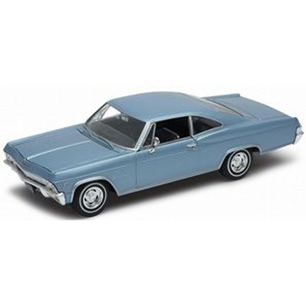 【12月予約】ウィリー 1/24 シボレー インパラ SS 396 1965 ライトブルー 完成品ミニカー WE22417IB2