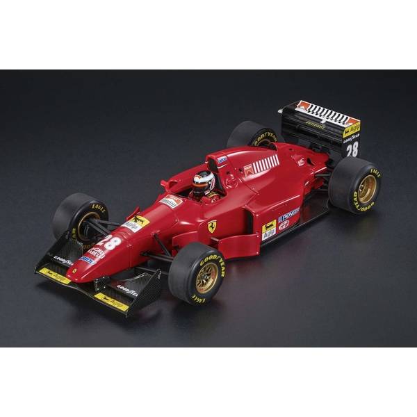 【3月予約】トップマルケス 1/18 フェラーリ 412 T1B No.28 1994 F1 ドイツGP ウィナー G.ベルガー ドライバーフィギア付 完成品ミニカー GRP172BWD