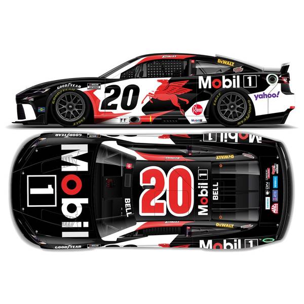 【11月予約】ライオネルレーシング 1/24 トヨタ カムリ XSE No.20 MOBIL 1 2024 NASCAR C.ベル ダイキャストシャーシ 完成品ミニカー LR299145