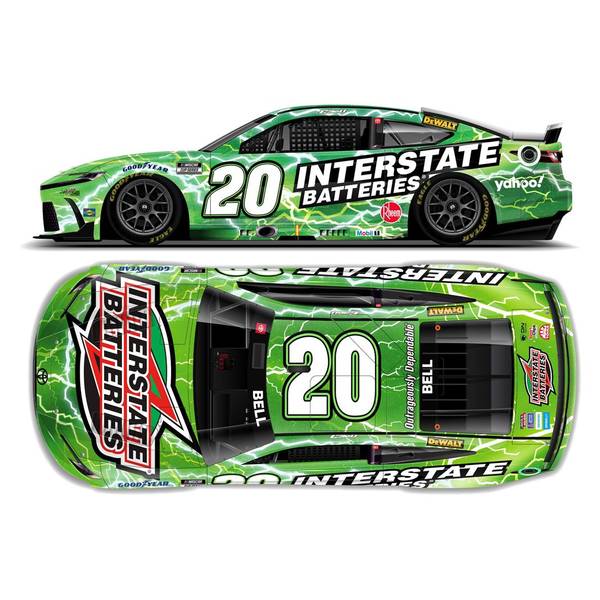 【10月予約】ライオネルレーシング 1/24 トヨタ カムリ XSE No.20 INTERSTATE BATTERIES 2024 NASCAR C.ベル ダイキャストシャーシ 完成品ミニカー LR300582