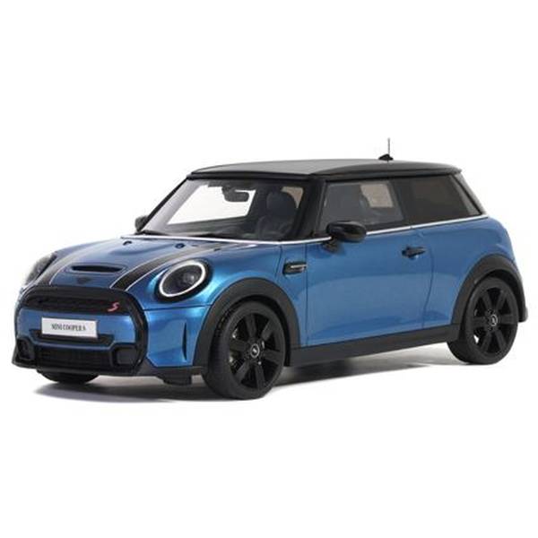 オットーモビル 1/18 ミニ クーパー S 2021 ブルー 完成品ミニカー OTM982